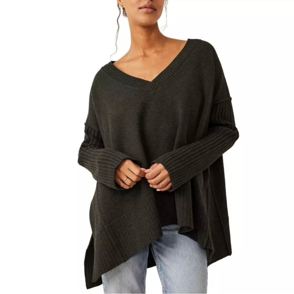 Free People Women's Orion A Line Tunic Sweater Size Small